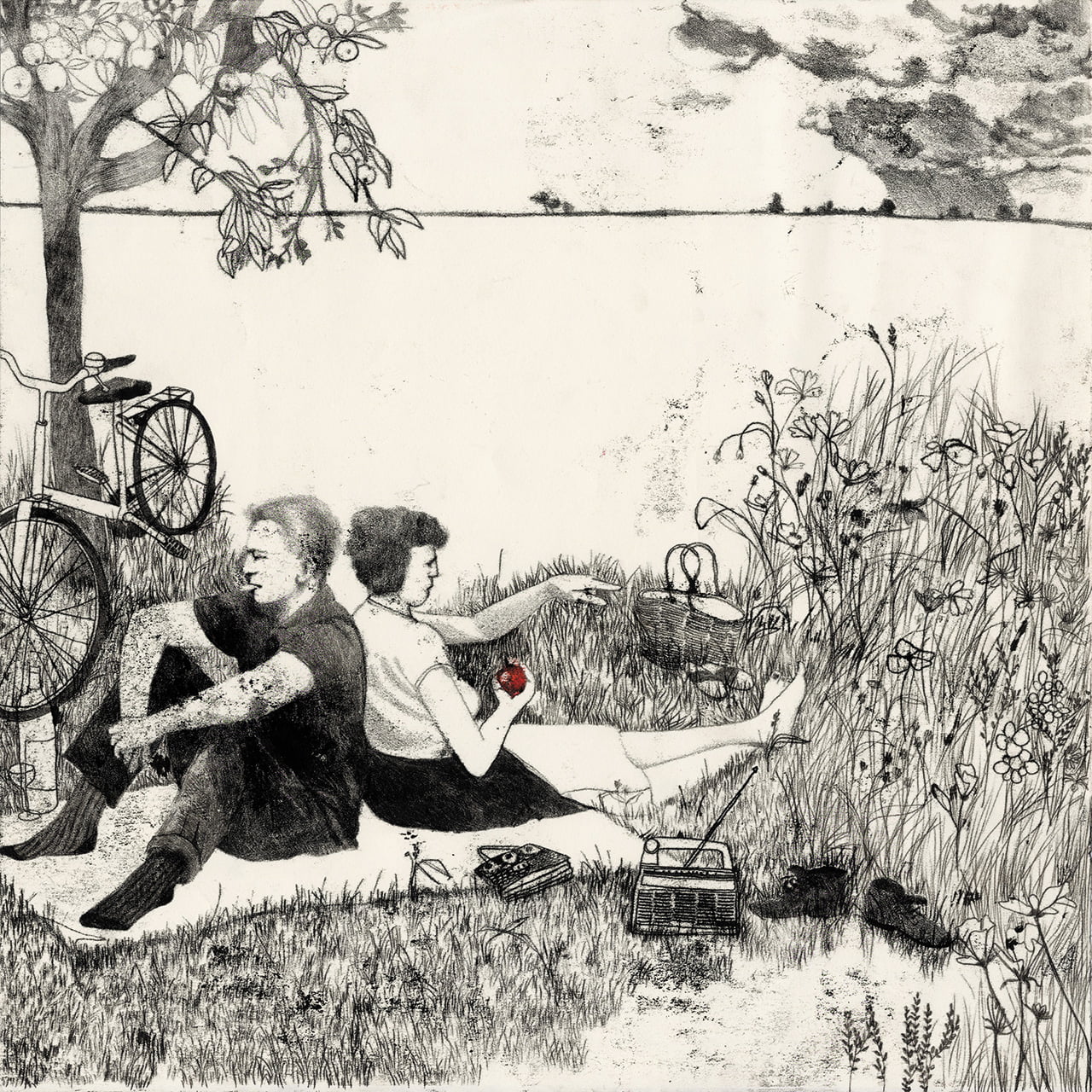 D'amour et d'eau fraiche - Illustrazione di Sylvie Bello per la mostra Eden