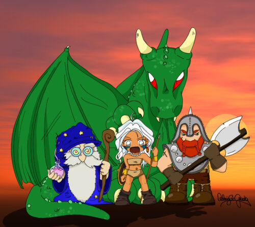 DungeonsDragons - Opera di Giada Delmiglio