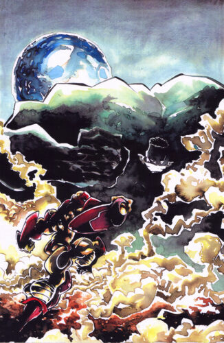 Iron Man 5 - Opera di Andrea Gualandri