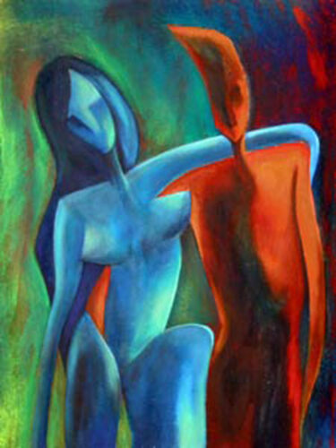 Rosso blu - Opera di Anna Donadelli