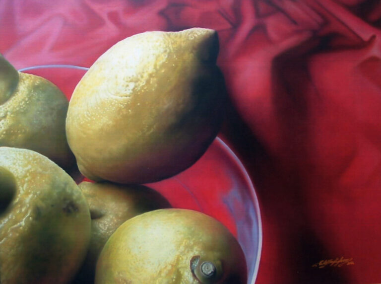 Limoni al sole - Opera di Paolo Tagliaferro