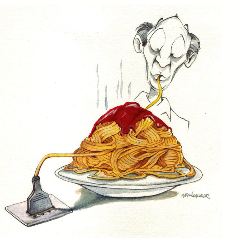 Spaghetti - Opera di Margherita Allegri