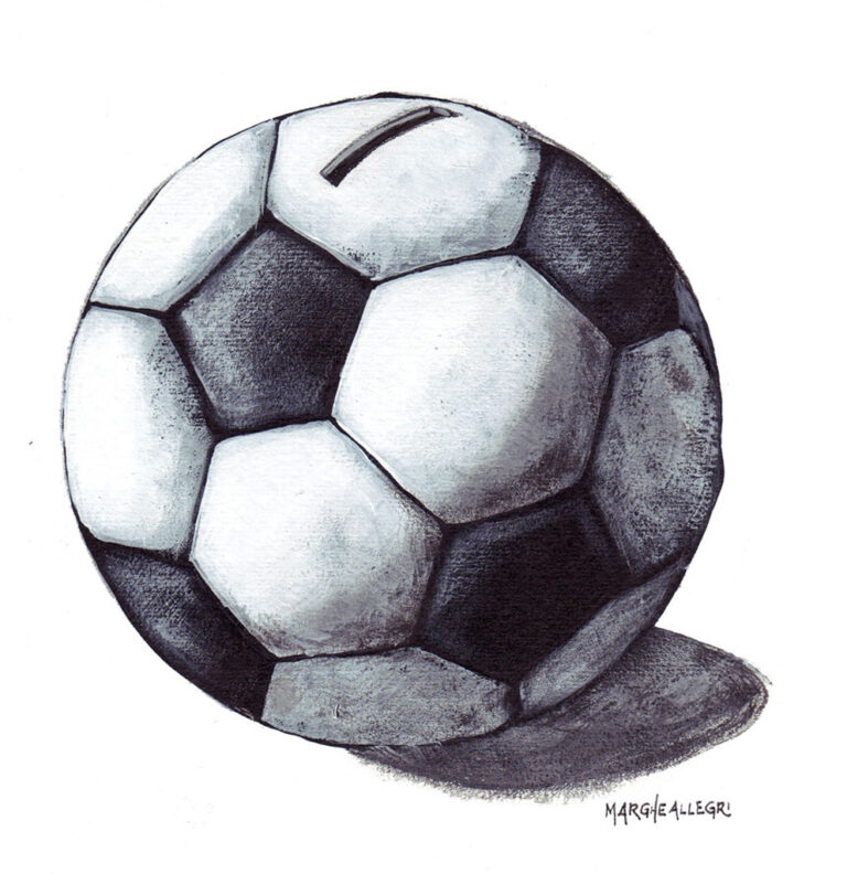 Calcio - Opera di Margherita Allegri