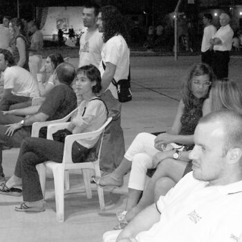 I tifosi accorsi numerosi (si intravedono alte cariche dell'Associazione e alcune tapirugirls)