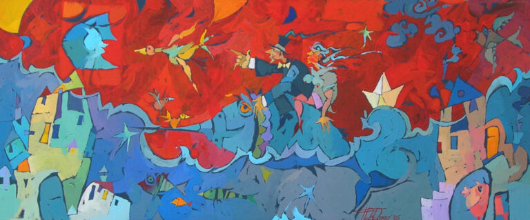 Il pesce spada - Opera di Fabio De Donno