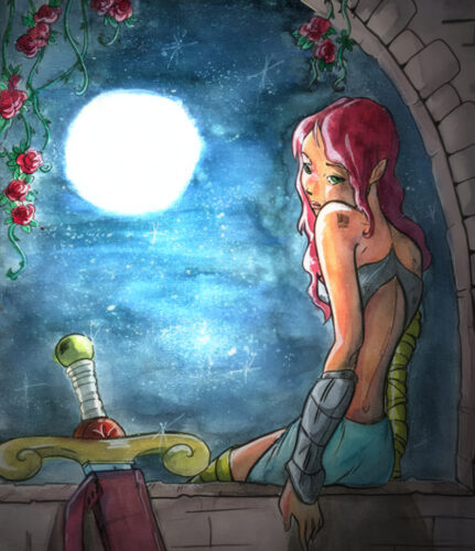Moon light - Opera di Pamela Micciarelli