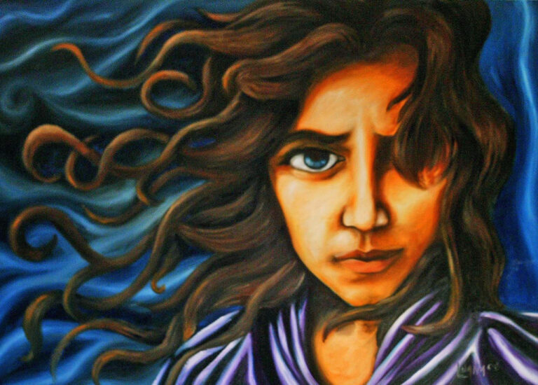 Una linea sottile - Opera di Luana Pascali