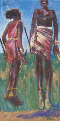 Danza Masai 2 - Opera di Magda Carella