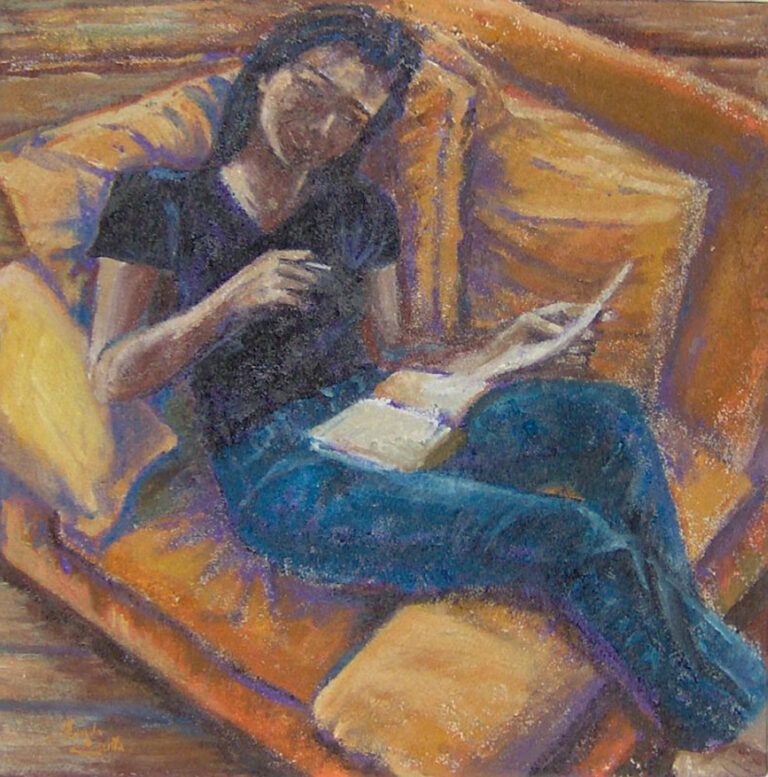 La lettera d’amore - Opera di Magda Carella
