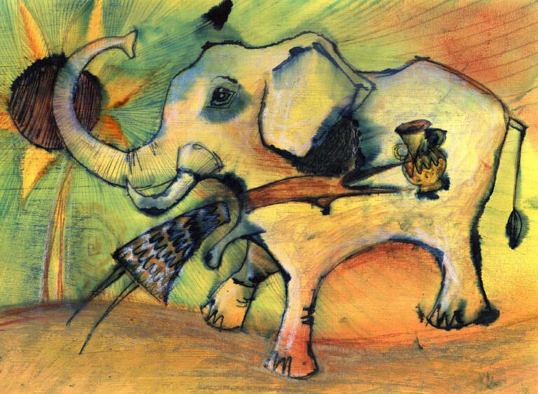 Elefante - Opera di Marta Farina