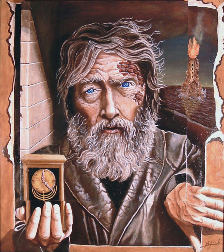 Il volto del tempo - Opera di Alessandro Bulgarini