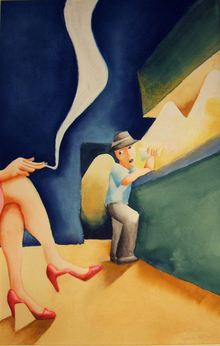 Sguardo obbliquo - Opera di Carlo Duina
