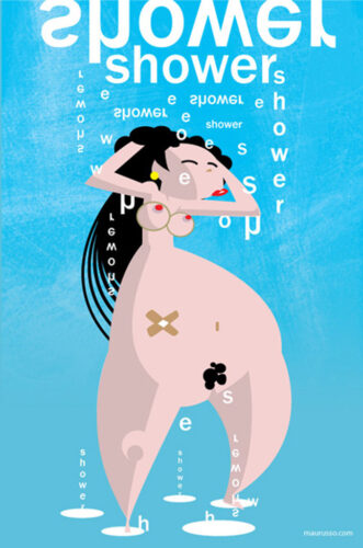 Shower - Opera di Maurizio Russo