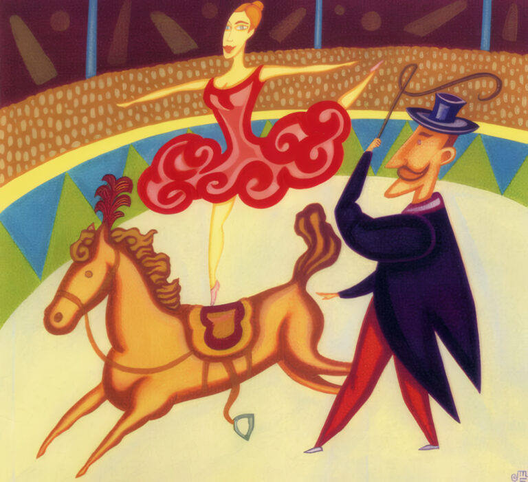 Spettacolo equestre - Opera di Matteo Franceschini