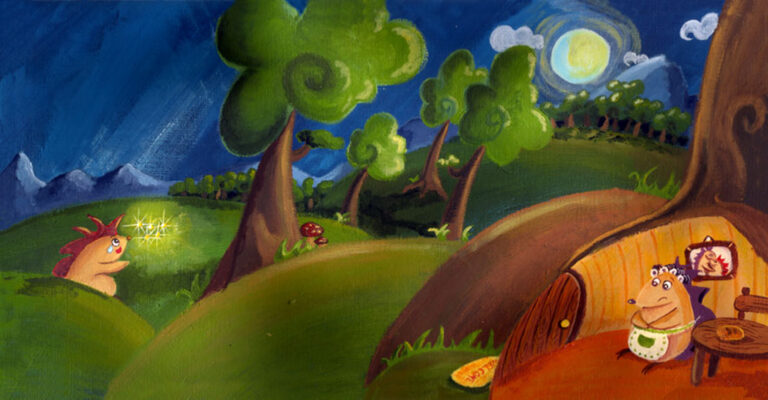 Bosco di birimbi - Opera di Laura Sighinolfi