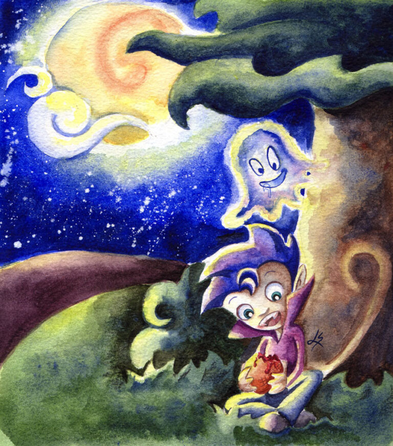 Vampiretto - Opera di Laura Sighinolfi