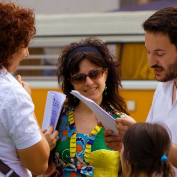 Pamela Amighini e Mario Robusti in un agguato poetico
