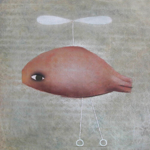 Povero pesce - Opera di Matteo Gubellini