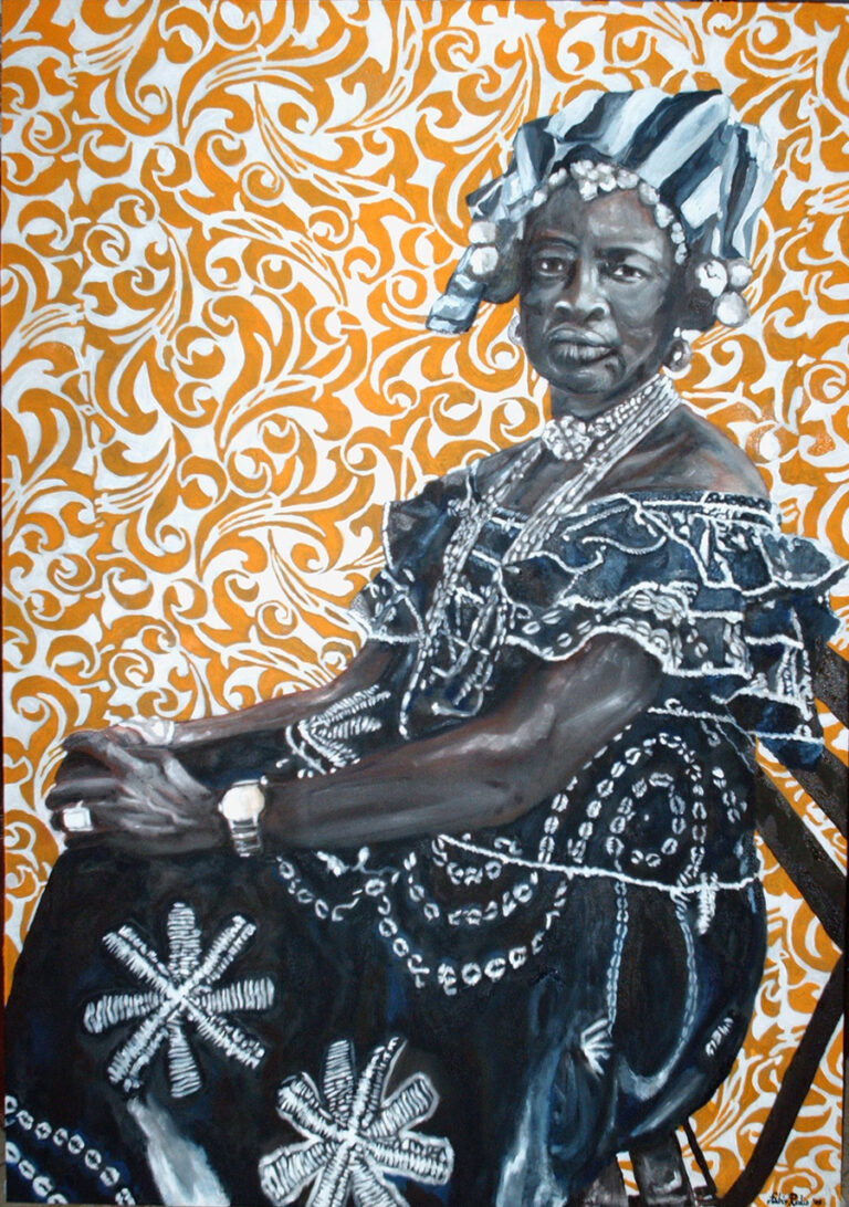 Ritratto di nobildonna africana - Opera di Fabio Rodio
