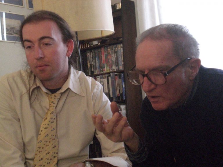 Fabio Toninelli con Sergio Toppi