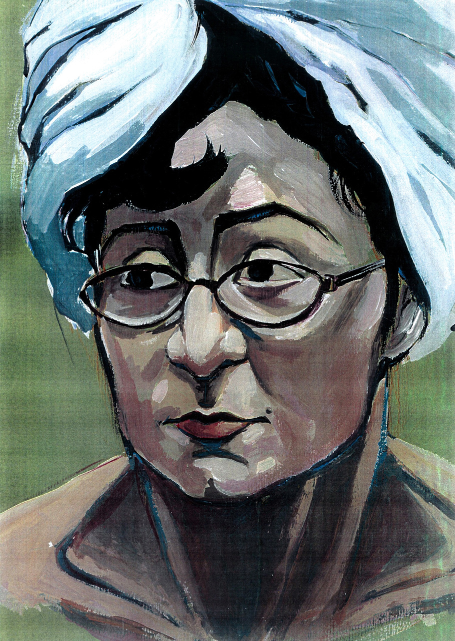 Studio di volto - Opera di Maria De Rosa