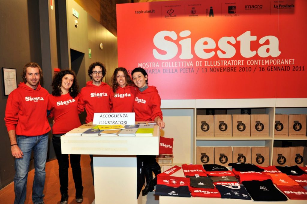 Ingresso della mostra Siesta