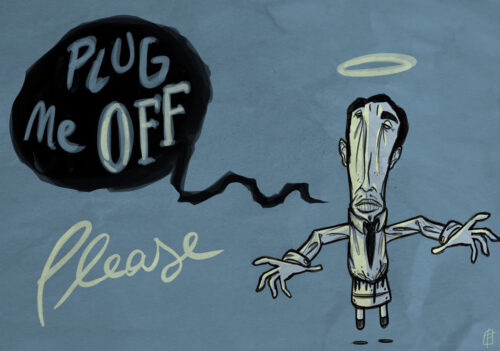 Plug off - Opera di Matteo Cuccato