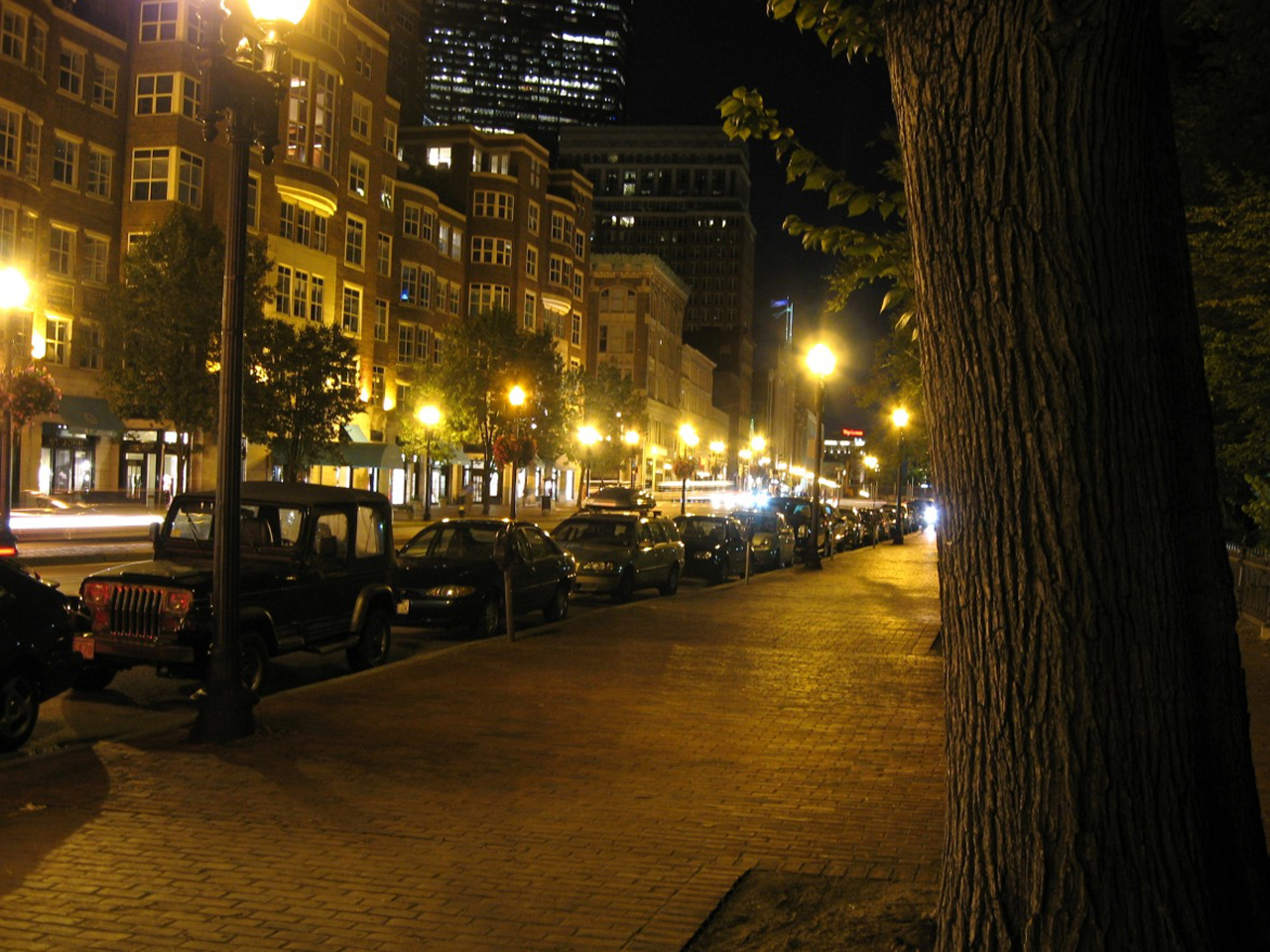 Boston by night - Opera di Fabio Filippini