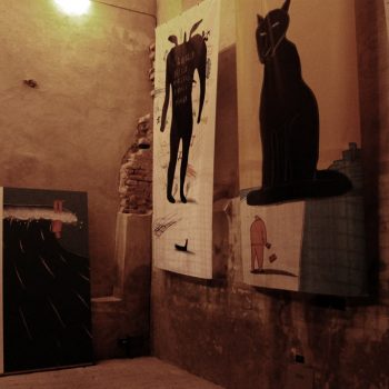 Elogio della pigrizia - Mostra di Guido Scarabottolo (Ferrara - Porta degli Angeli)