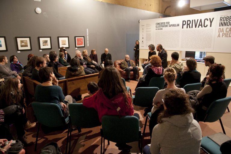 Incontro con Roberto Innocenti e gli illustratori di Privacy