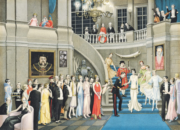Cinderella scesa nel salone - Opera di Roberto Innocenti