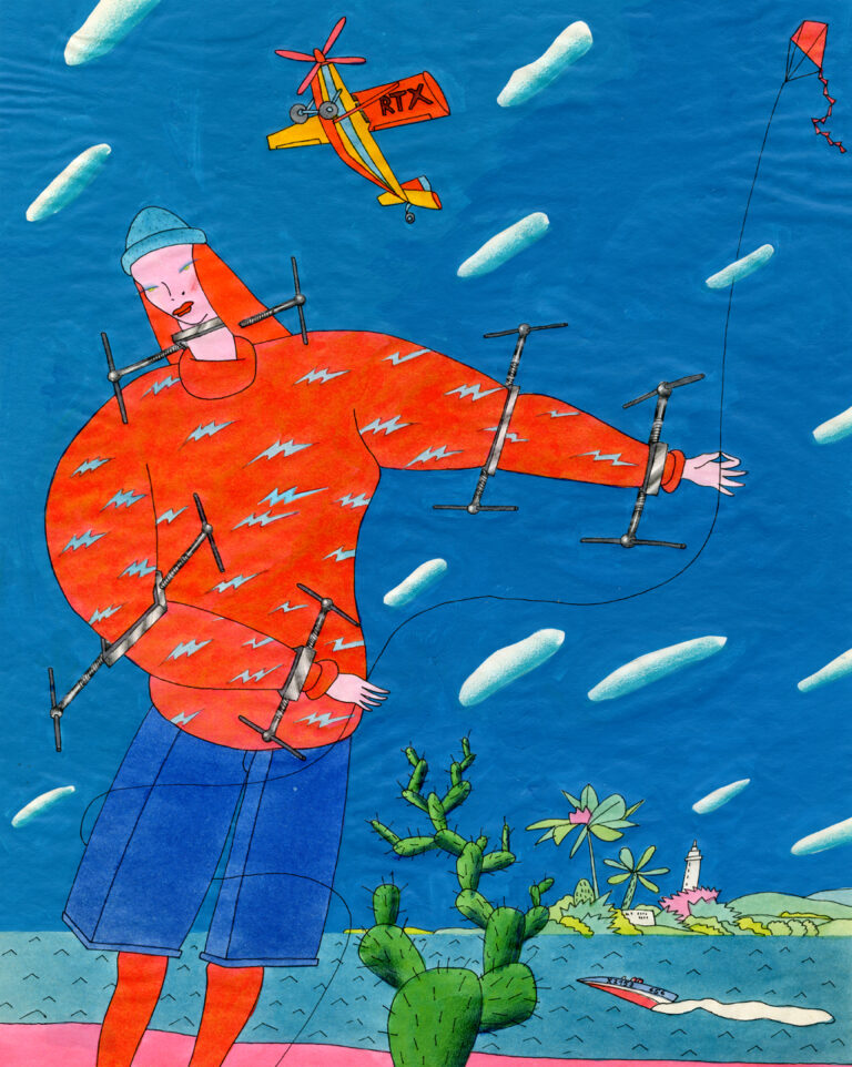 Illustrazione per Grazia 2 - Opera di Federico Maggioni
