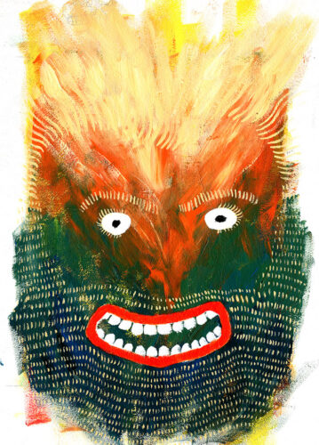 crazy head - Opera di Ana Benaroya