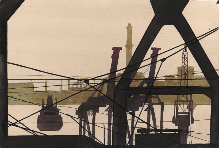 Genova - Illustrazione di Federico Maggioni