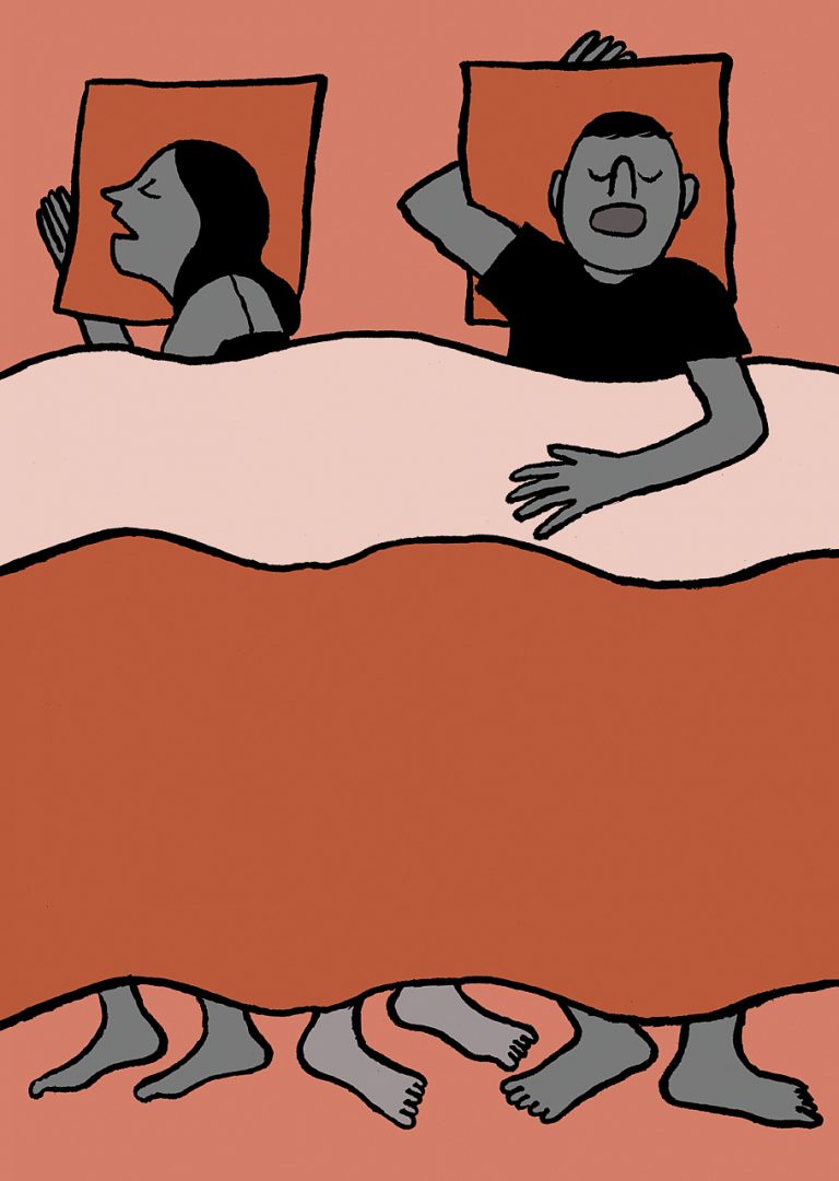 Threesome - Illustrazione di Jean Jullien