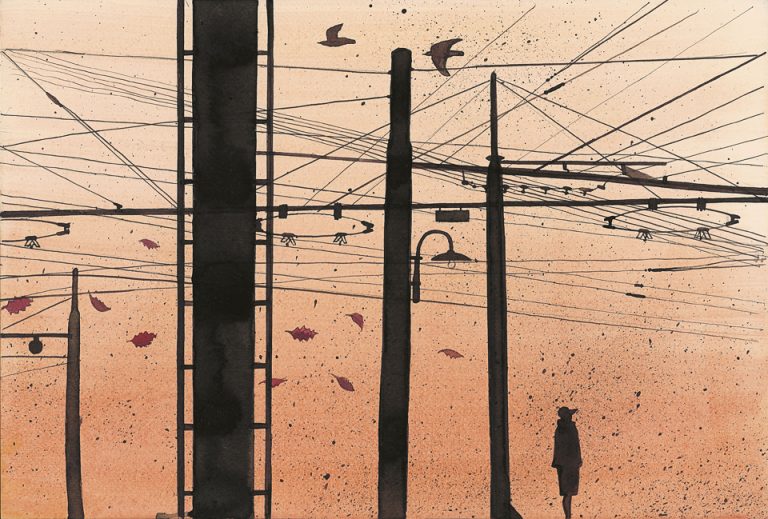 Illustrazione di Federico Maggioni tratta dal libro "Bambini" (Edizioni Artebambini)