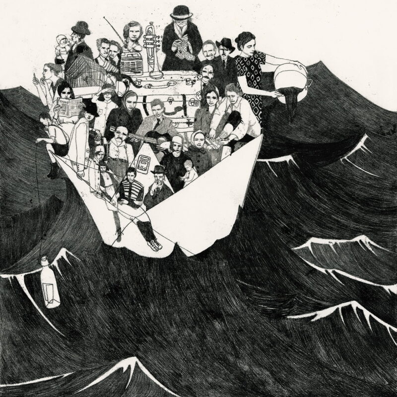 Coûte que coûte - Illustrazione di Sylvie Bello Coûte que coûte - Illustrazione di Sylvie Bello per la mostra SOS (opera vincitrice del Premio della Critica)