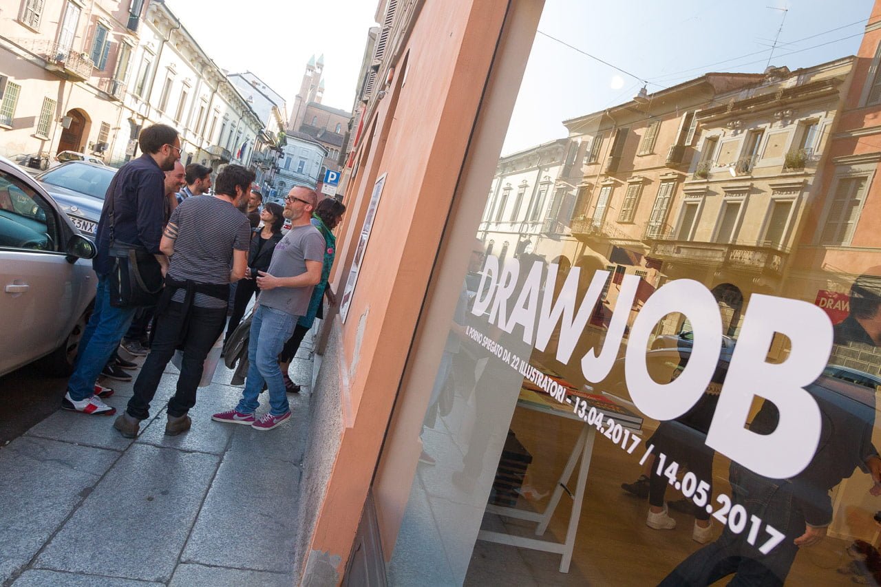 Drawjob - Inaugurazione della mostra