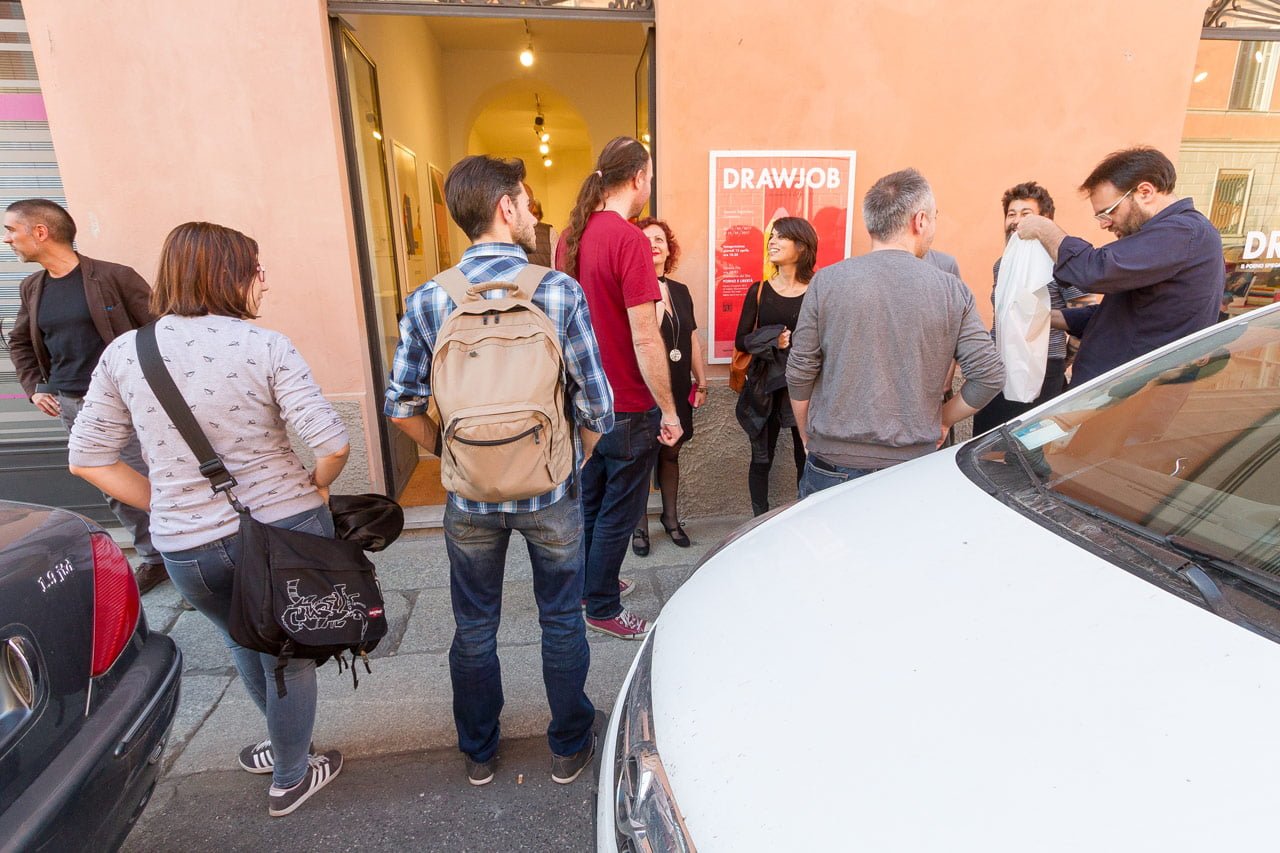 Drawjob - Inaugurazione della mostra