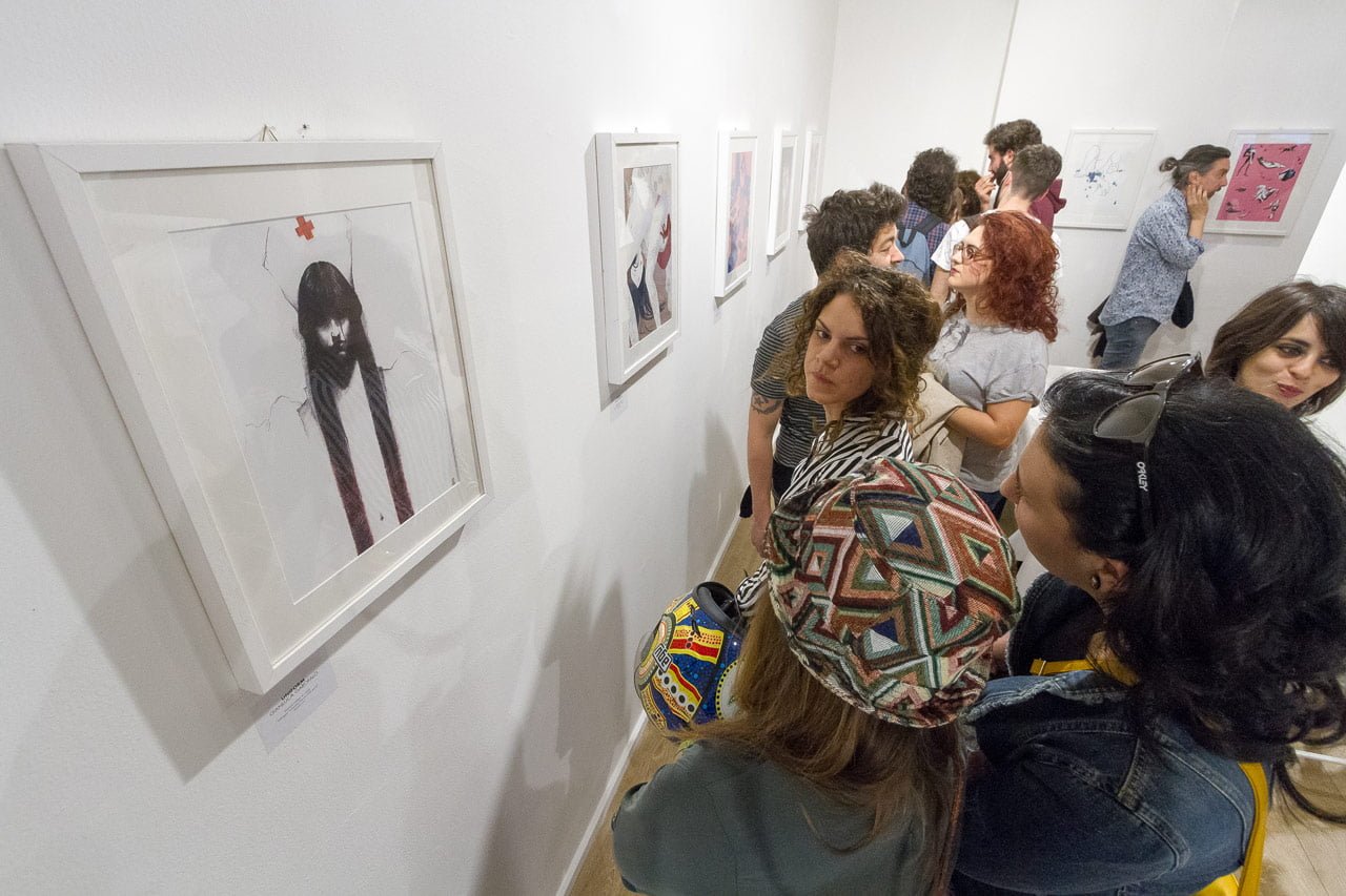 Drawjob - Inaugurazione della mostra