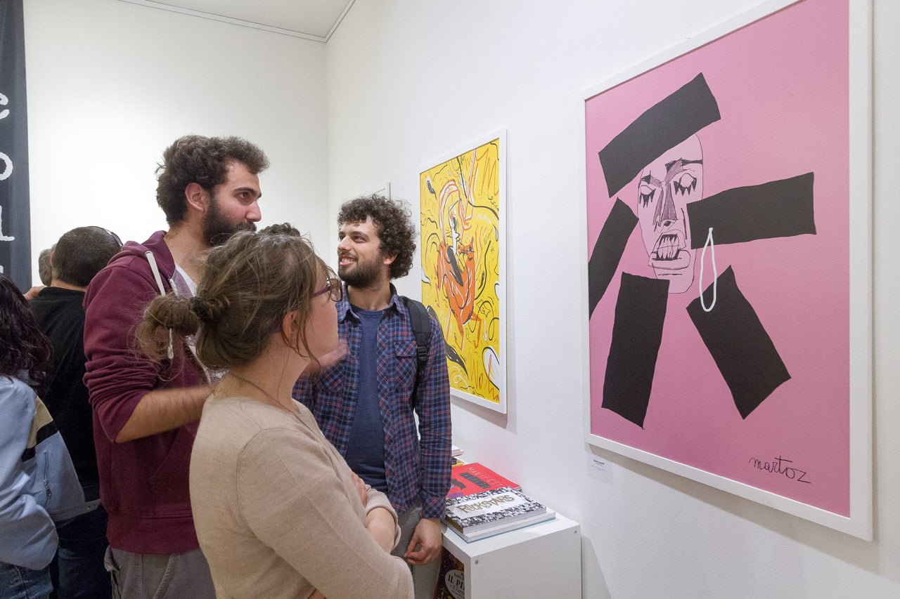 Drawjob - Inaugurazione della mostra