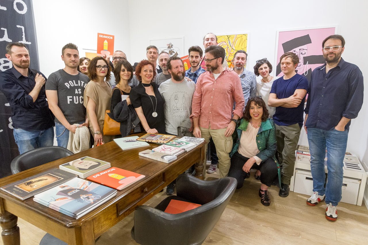 Drawjob - Inaugurazione della mostra