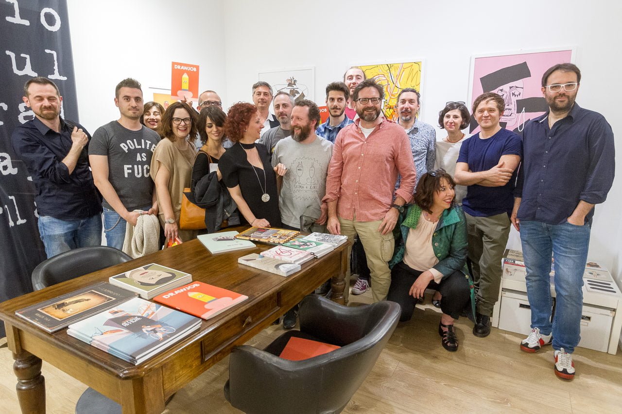 Drawjob - Inaugurazione della mostra