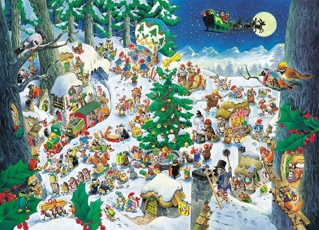 Natale - Illustrazione di Tony Wolf