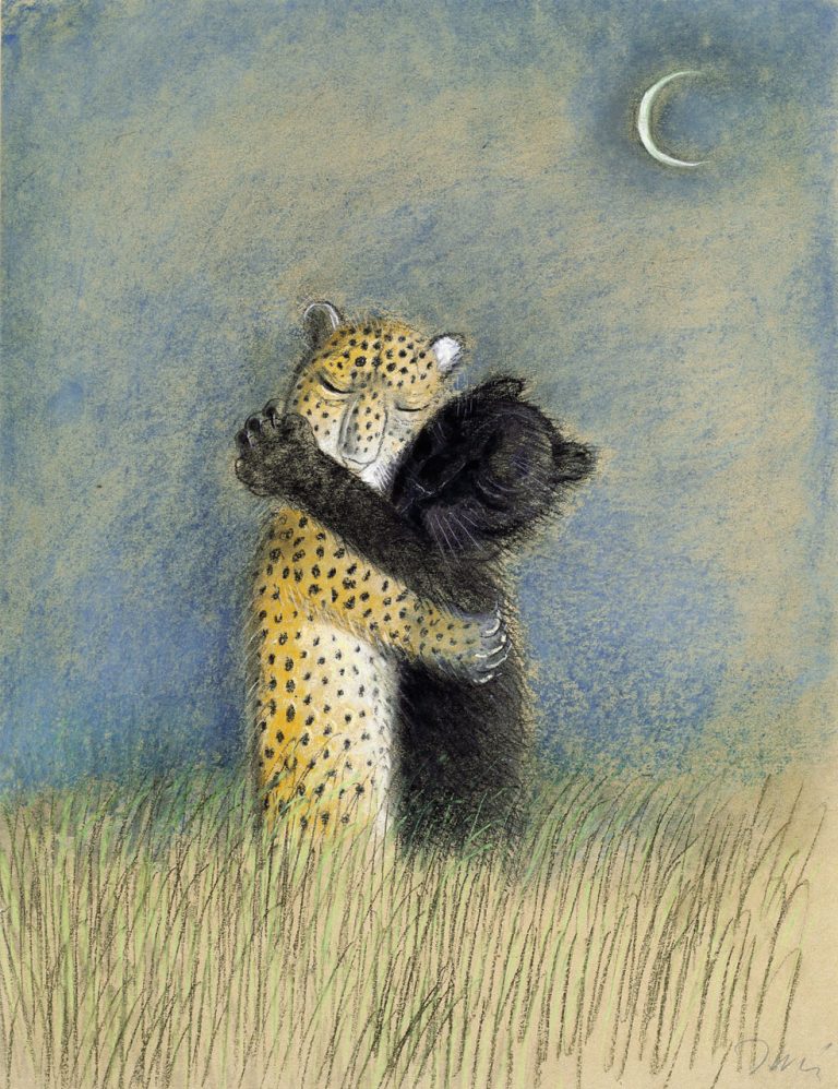 Leopantera - Illustrazione di Józef Wilkoń