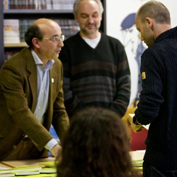 Marco Sartori premia Guido Casamichiela (primo premio)