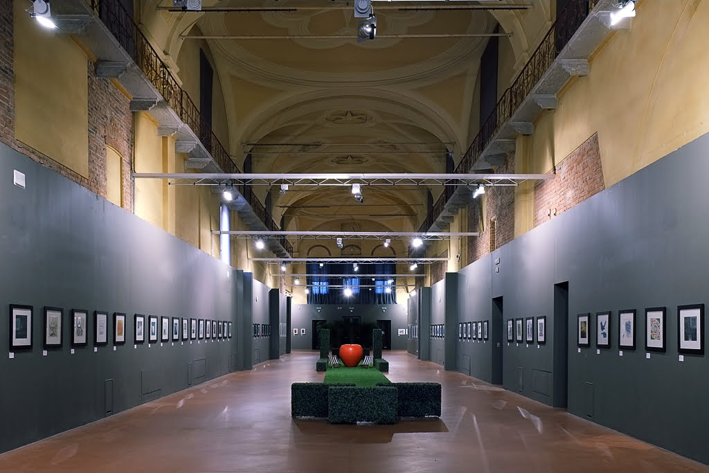 Allestimento mostra Eden con sezione speciale dedicata a Gianni De Conno - Cremona