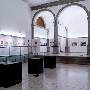 Allestimento mostra di Tony Wolf a Cividale del Friuli
