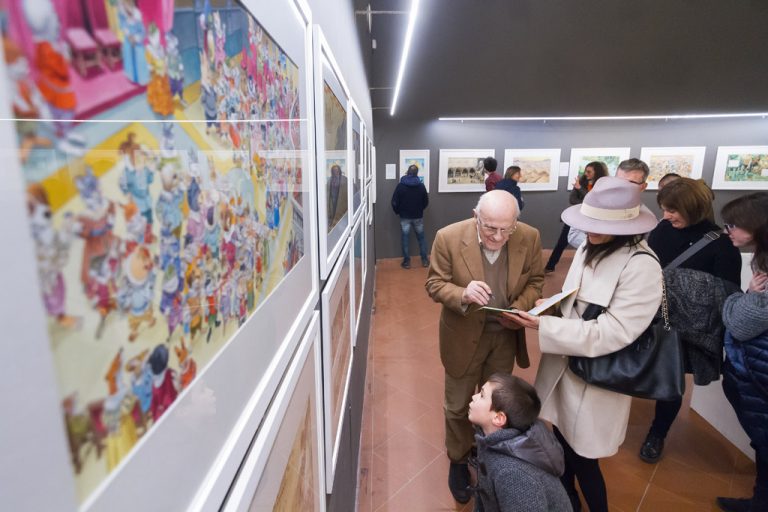 Tony Wolf firma gli autografi ai suoi ammiratori
