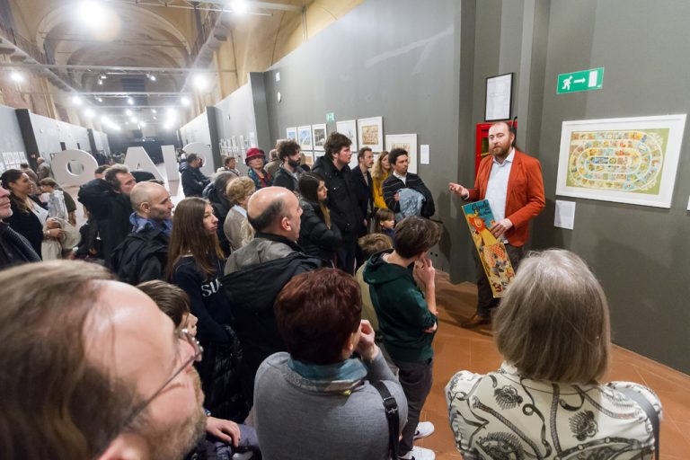 Visita guidata alla mostra Ciao e alla sezione dedicata a Tony Wolf